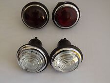LUCAS TYPE L488  STOP & TAIL  & SIDELIGHT INDICATOR LIGHT UNIT PAIR 12V