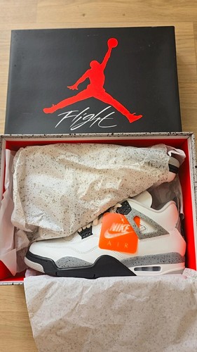 Nike jordan white cement - white,
