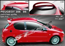 SPOILER REAR ROOF TAILGATE PEUGEOT 206 BRAND WING ACCESSORIES