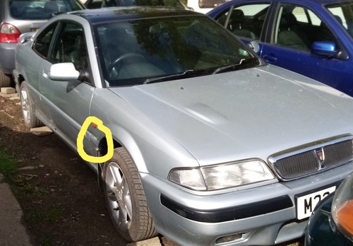 Rover coupe front wing - rover,