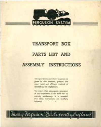Ferguson transport box - transport,