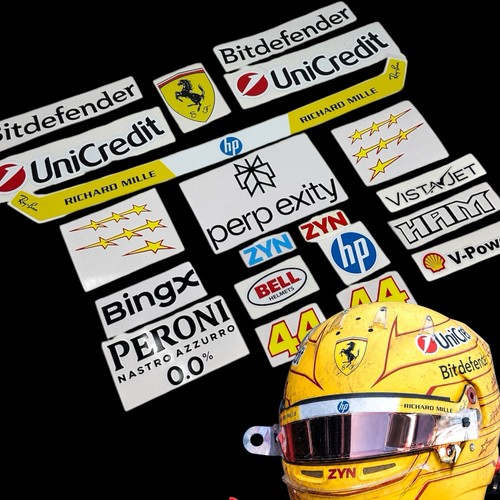 Motorsport helmet stickers - helmet,