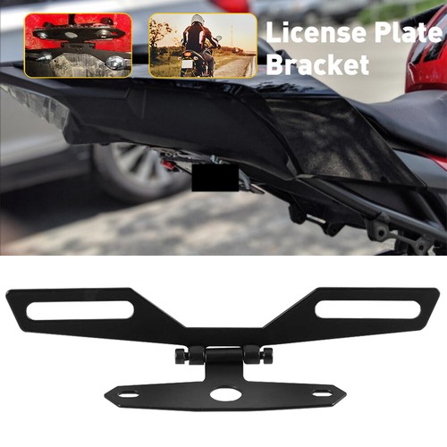 Black durable license plate - black,