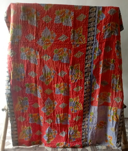 Vintage kantha blanket - kantha,