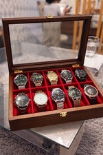 Handmade Wooden Watch Box with