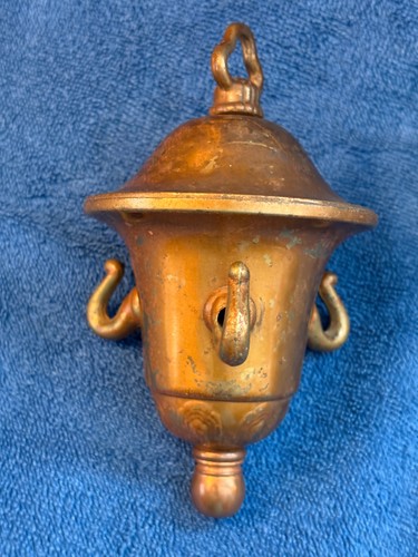 Antique brass hook electric - brass,