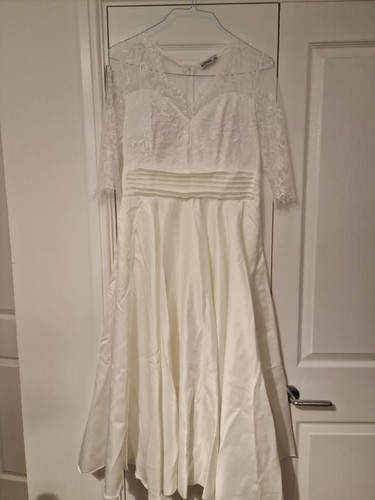 Lace tea length white - lace,,