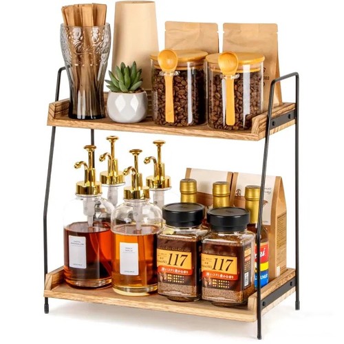 Tier wooden spice - 2,