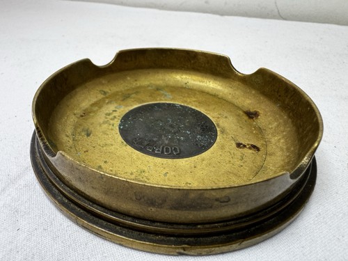 Brass wwi trench art ashtray - brass,