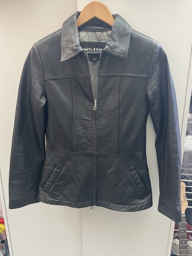 Wilsons black leather - wilsons,