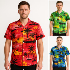 1521 HAWAIIAN SHIRT MENS Party STAG DO PALM TREE ALOHA HOLIDAY BEACH Fancy dress