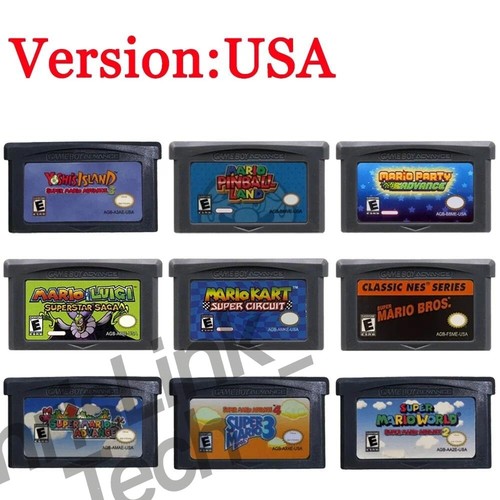Super mario gba game cartridge - mario,