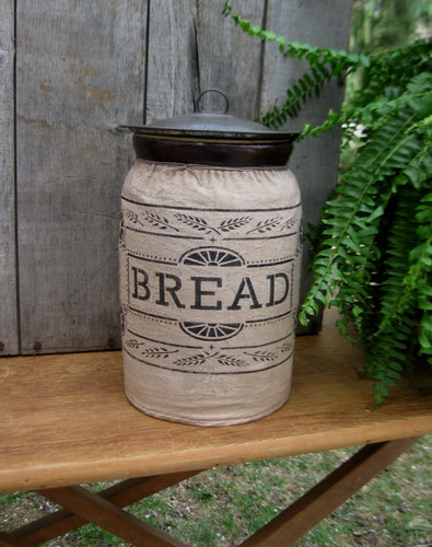 Antique stoneware crock - antique,