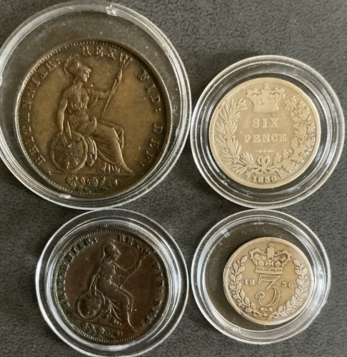 Coin lot king william - lot:,