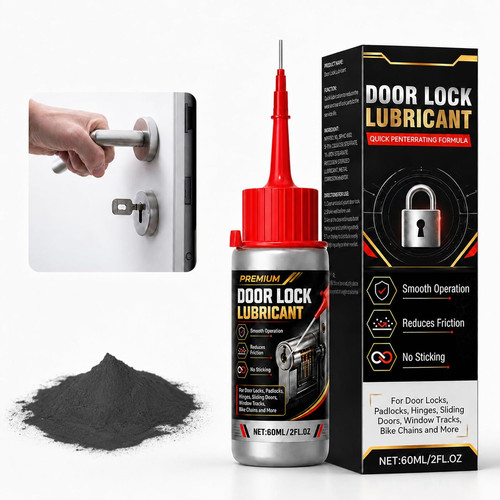 Graphite lock lubricant - lock,