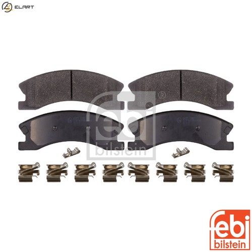 Brake pad set disc - set,