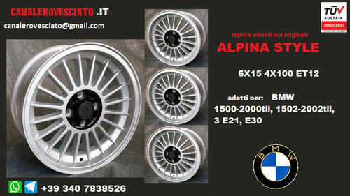 Alpina inch alloy wheels - 4, 15