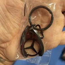 Original Mercedes Benz Keyring black  Car Key Chain Key Fob (m2