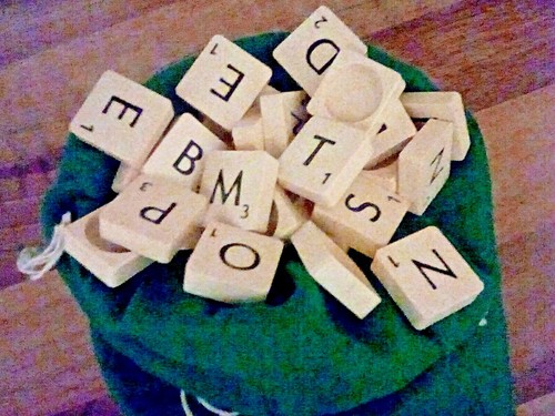 Scrabble original spare tiles - scrabble,