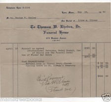 LYNN MA 1942 Funeral Home