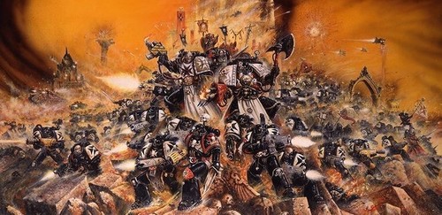 Space marine black - space, templar
