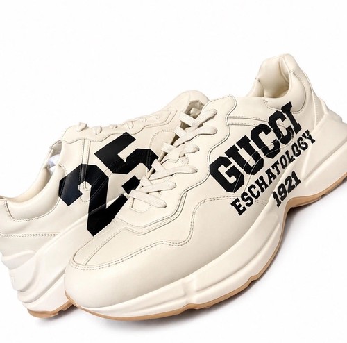 Gucci mens leather sneakers - gucci,