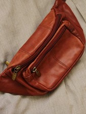 Vintage Unisex Brown Leather