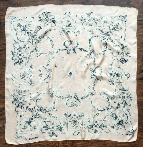 Vintage jacqmar silk scarf - jacqmar,