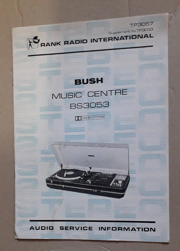 Bush model bs3053 music centre - model,