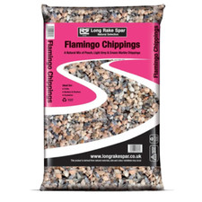 Long Rake Spar Flamingo Gravel Decorative Aggregates Slate Chippings Garden Grav