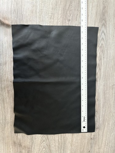 48x37cm black leather - 48x37cm, cowhide