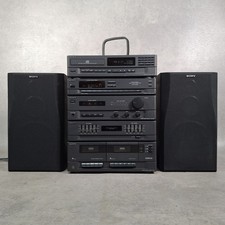 Sony LBT-D205 Hi-Fi Stereo System CDP-M12 Dual Cassette & SS-A205 Speakers