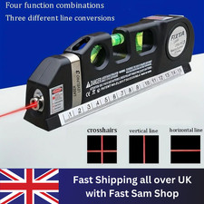 Spirit Level With Laser Level Multipurpose Levelling Wall Line Tool Measurement.