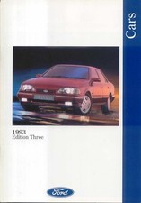 Ford Cars Range 1993 Ed.3 Oct
