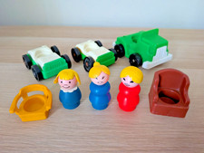 Fisher Price Little People vintage figures vehicles cars furniture 1970s spares