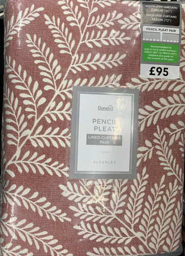 Dunelm alderley clay red - clay,
