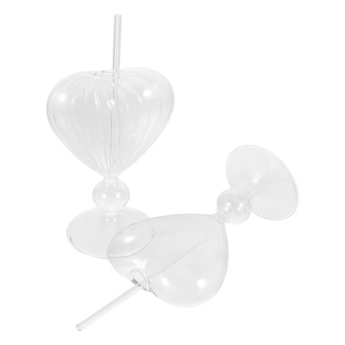 2pcs glass goblet - glass,