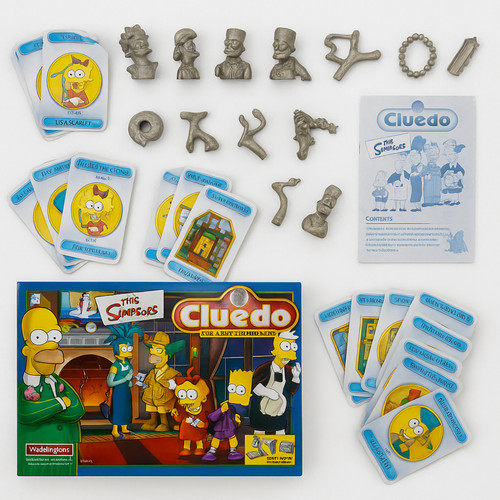 The simpsons cluedo game - simpsons, 2001