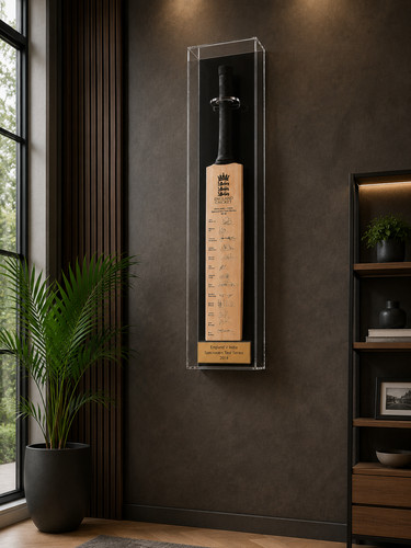Cricket bat display case - cricket,