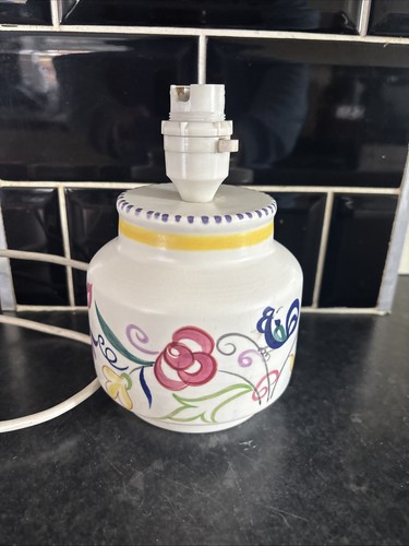 Poole pottery table - table, lamp