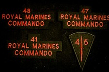 British Army - 41 - 45 -47 - 48 - Royal Marine Commandos - WW2 Type Sew on Patch