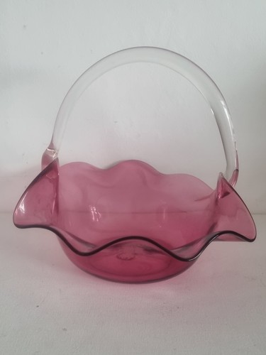 Hand blown cranberry glass - cranberry,