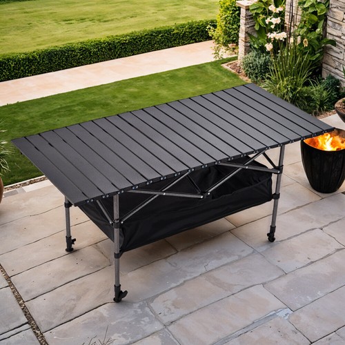 Folding camping table - folding,