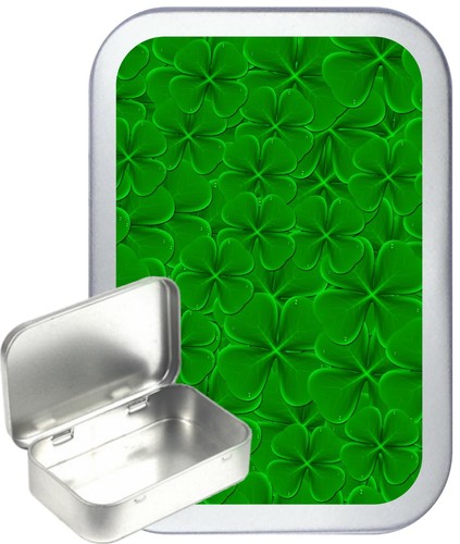 Four leaf clover - leaf, hinged