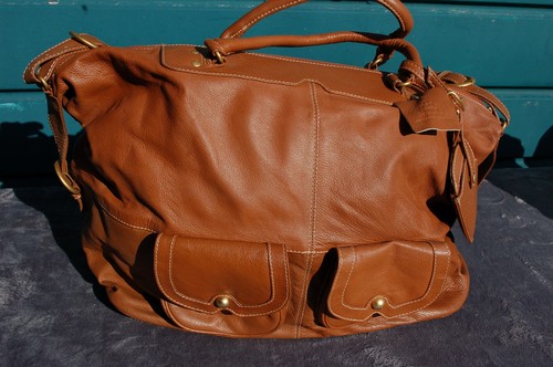 Beautiful tan leather tommy - tan,