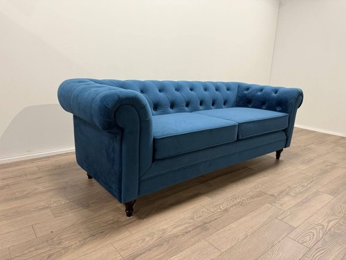 Chesterfield velvet seater - chesterfield, 3-seater