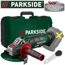 Parkside 20V Ø125mm Cordless Angle Grinder - Without Battery & Charger
