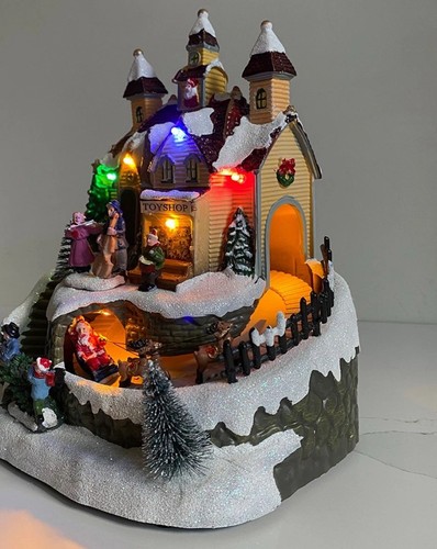 Christmas village scene - scene, toy