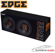 EDGE EDBX12TADSP-E3 Twin 12" 2400W Active Bass Enclosure DSP Subwoofer