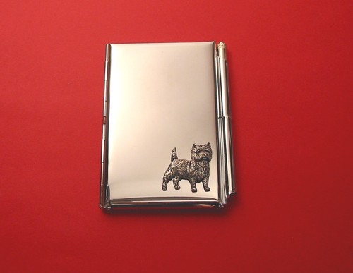 Cairn terrier motif chrome - terrier,